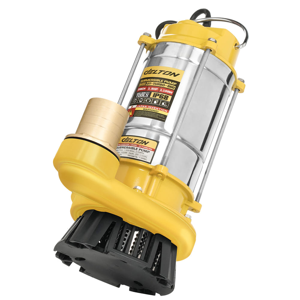 ปั๊มจุ่ม DELTON รุ่น DT-TURBO-660 ขนาด 2 นิ้ว 1.5HP 1,100W
